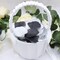 900PCS Silver Black White Artificial Flowers Silk Rose Petals Flower Girl Scatter Petals for Wedding